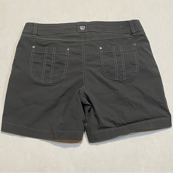 Kuhl Dark Gray Born In The Mountains Hiking Gorpcore Shorts, Women’s Sz 10 - Picture 2 of 5
